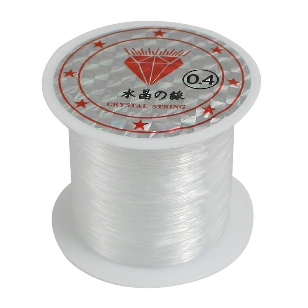 34lbs 0.4mm Diameter Beading Thread Clear Nylon Fish Fishing Line Spool