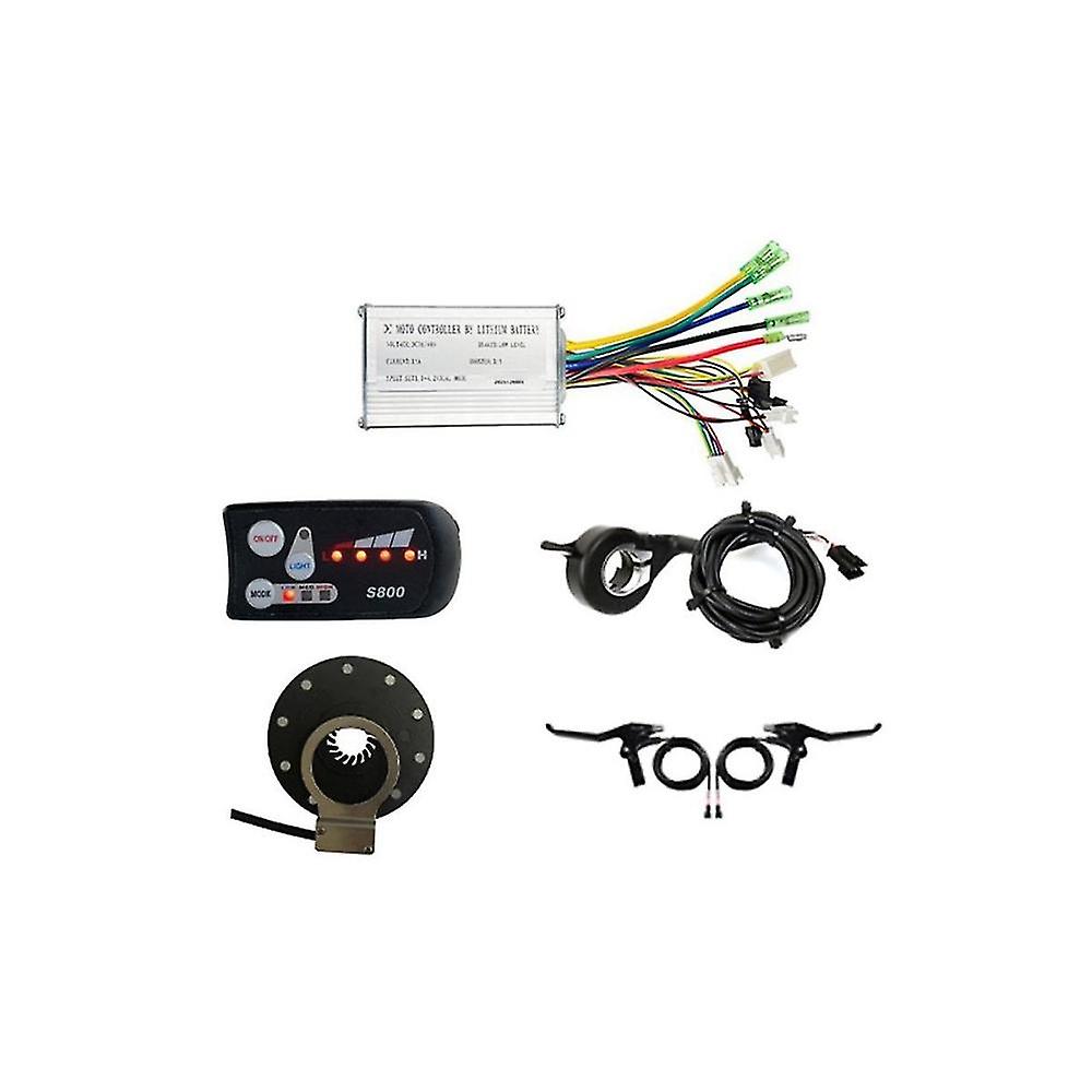 36v 48v 250w 350w E-bike 15a Sine Wave Brushless Controller With S800 Display E-bike Light Display