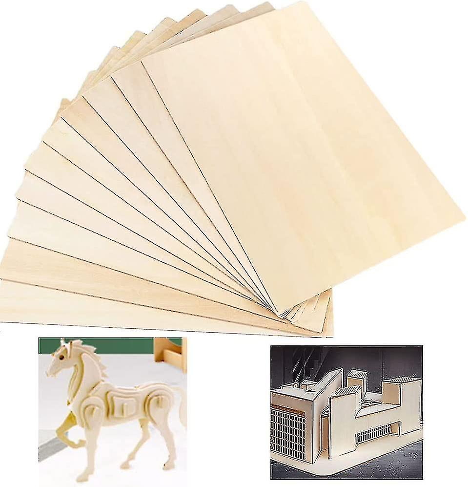 11 adet 200x100x1.5mm Balsa Ahşap Levhalar Bitmemiş Basswood Levha Balsa Ahşap Kontrplak Levhalar Uçak Gemisi Woodcraft Model, Sanat Ve El Sanatları İçin (h24-11)