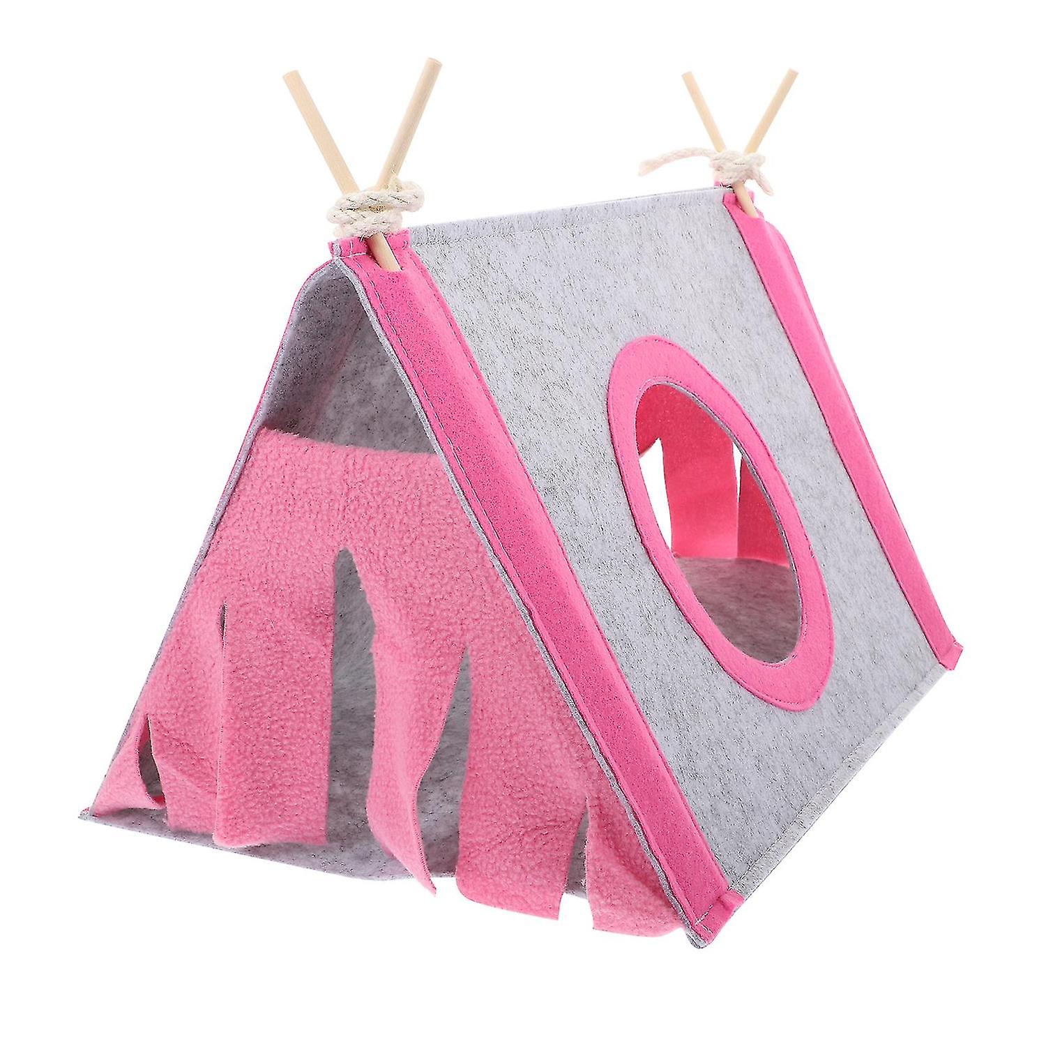 Hamster Tent Pet Hideout Nest House Chinchilla Felt Hideaway Guinea Pig Hut