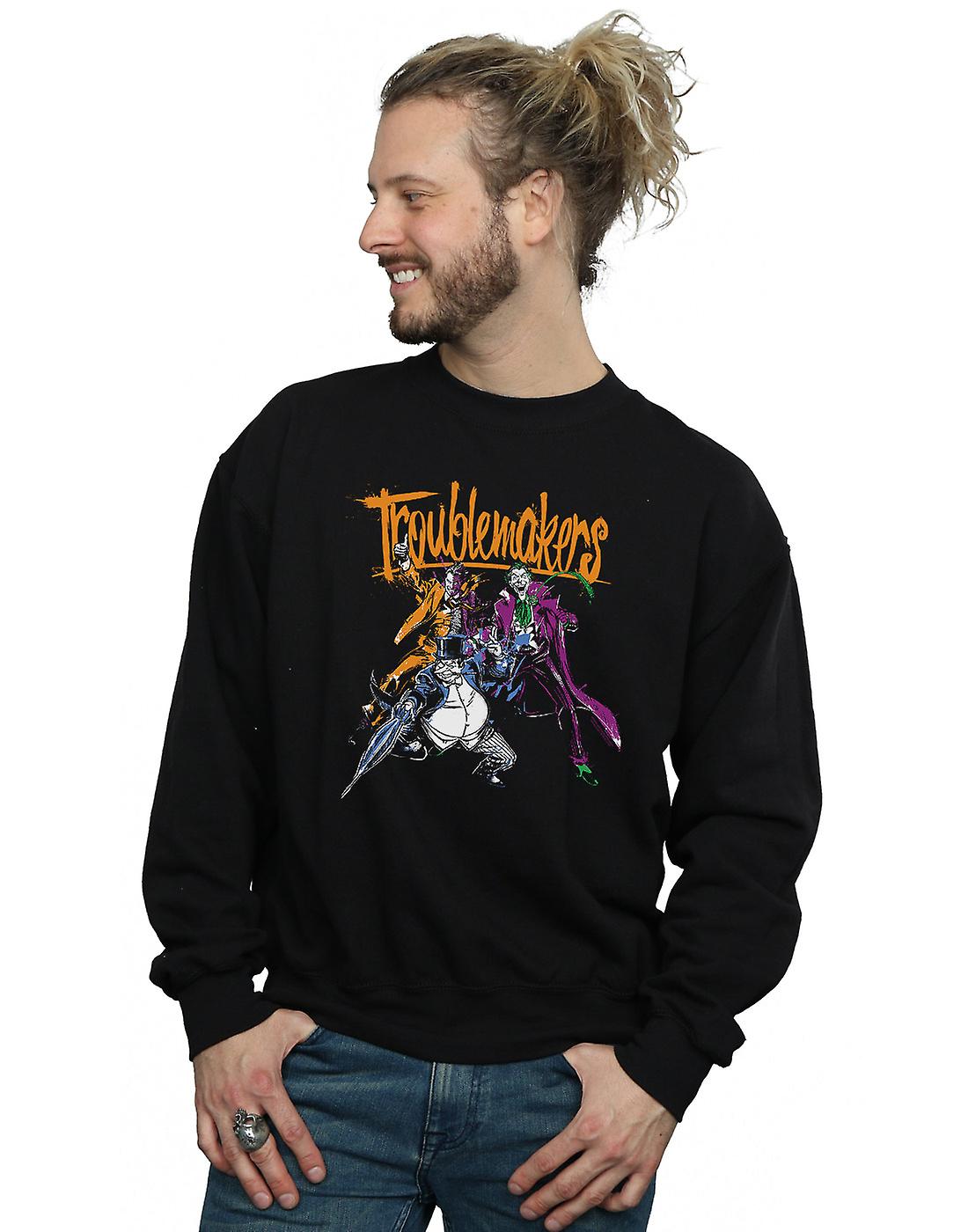 DC Comics Men's Batman Troublemakers Sweatshirt