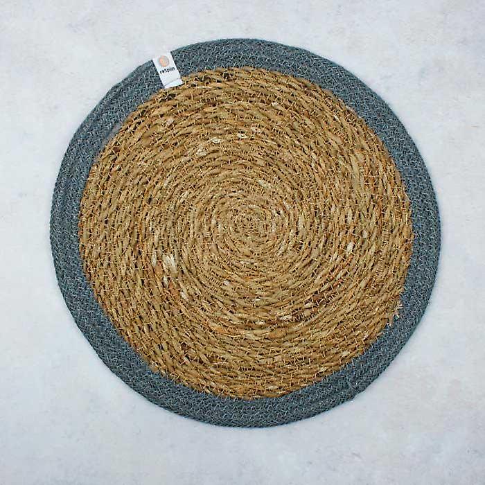 Seagrass & Jute Tablemat - Grey
