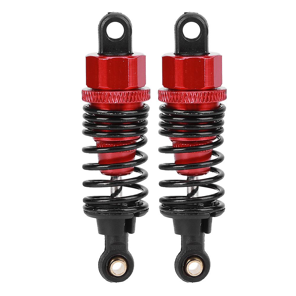 2pcs 1/10 Metal Shock Struts Damper Fit for HSP RC Car Model Part Accessory Red60MM