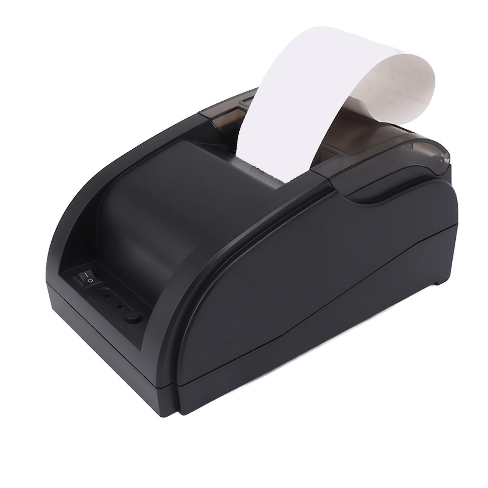 Compact Portable Bluetooth Thermal Receipt Printer 48mm Thermal Receipt Printer Automatic Delivery Order Receiving Bluetooth Ticket Machine 110‑240V