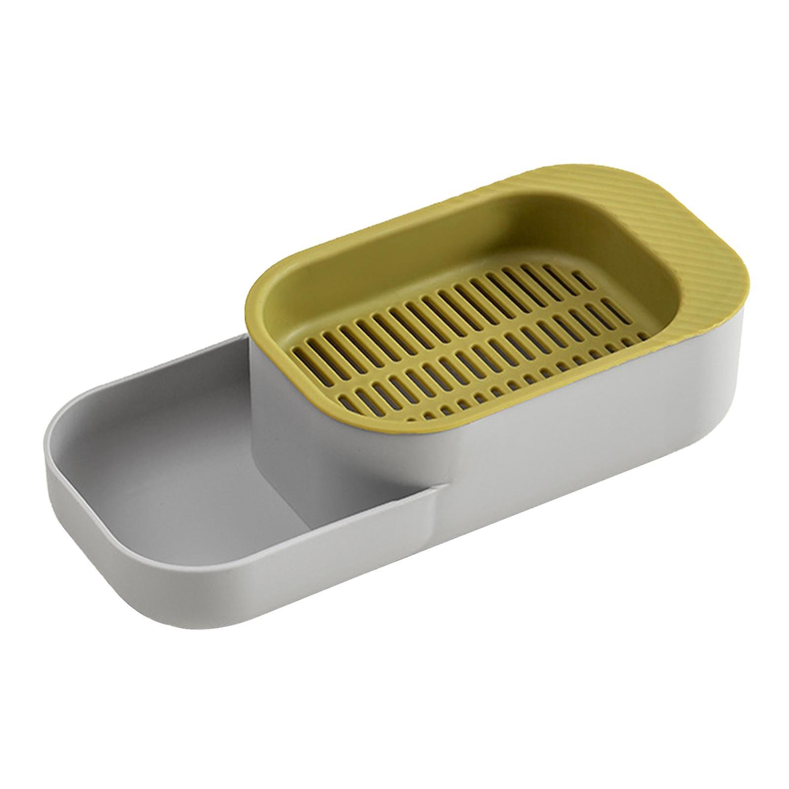 Seed Sprouter Tray Hydroponic Cat Grass Box for Seedling Greenhouse Planting Green