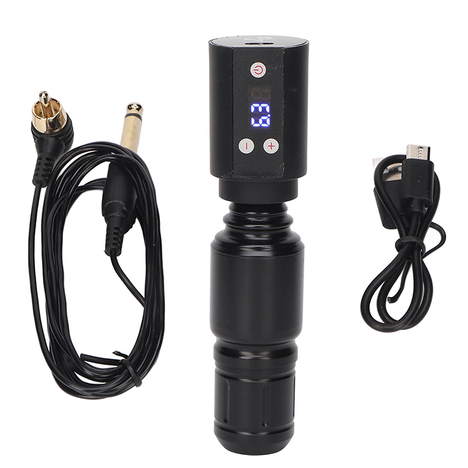 Machine à tatouer rotative RCA en alliage d'aluminium avec alimentation sans fil 1500 mAh pour tatoueur WR21-3