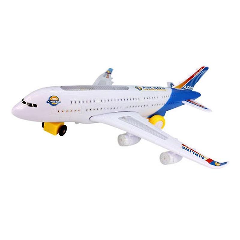 Pull Back And Go Airplane Toy With Lights And Sounds Realistic Engine Effects