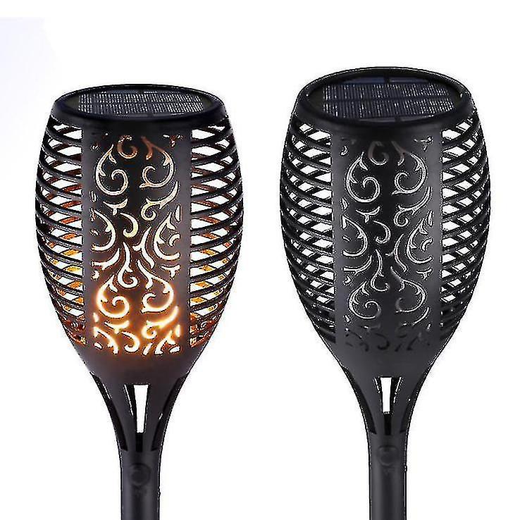 12 Led Outdoor Solar Flame Lamp Ip65 Waterproof Solar Garden Light