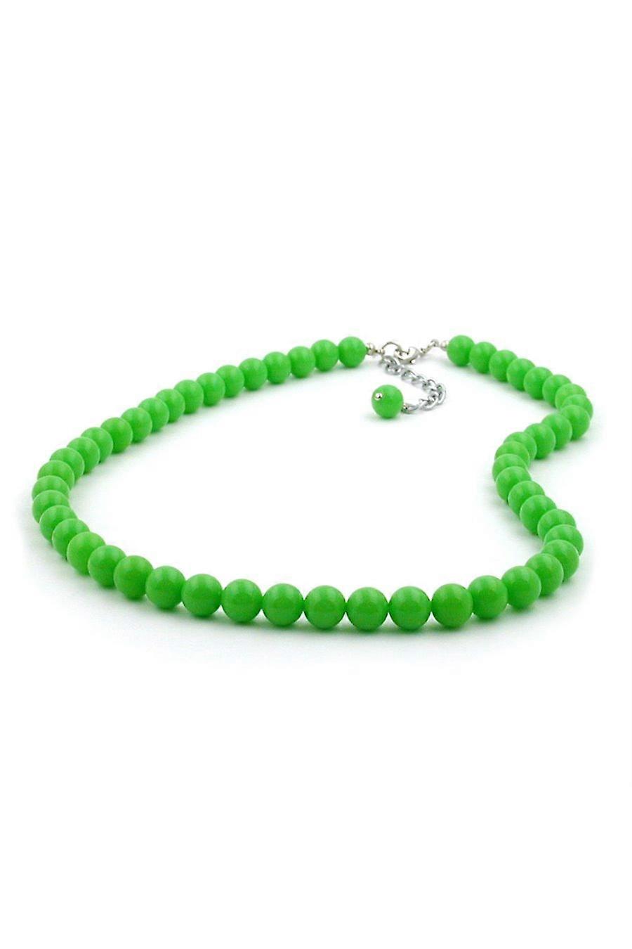 Necklace Beads 8mm Bright Green - Gl02025