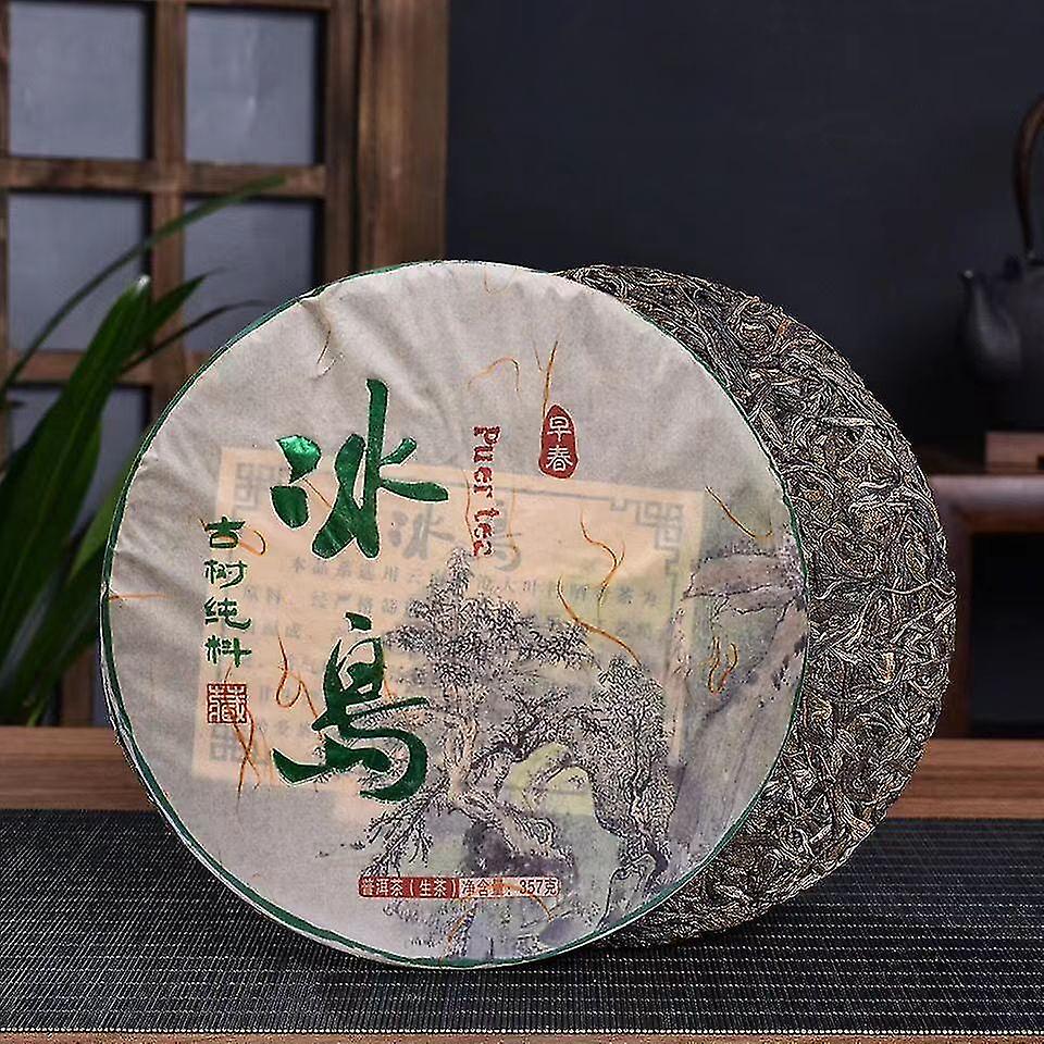357 גרם תה פואר מיושן יונאן איסלנד עוגת תה פו-אר גולמית תה ירוק פרימיום פו'אר