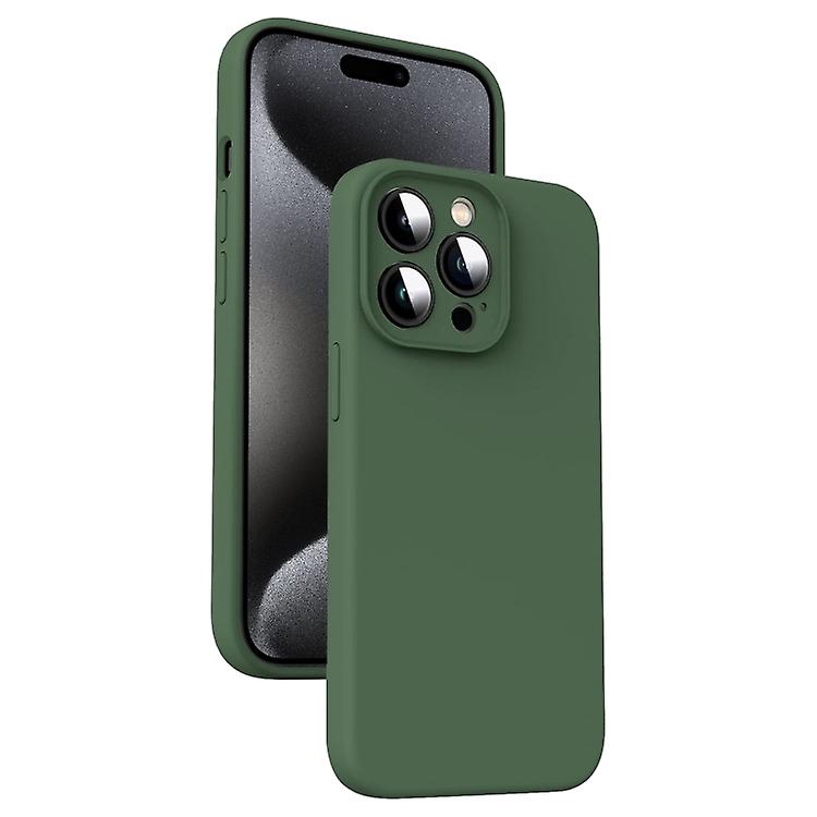 For iPhone 12 Microfiber Liquid Silicone Shockproof Phone Case