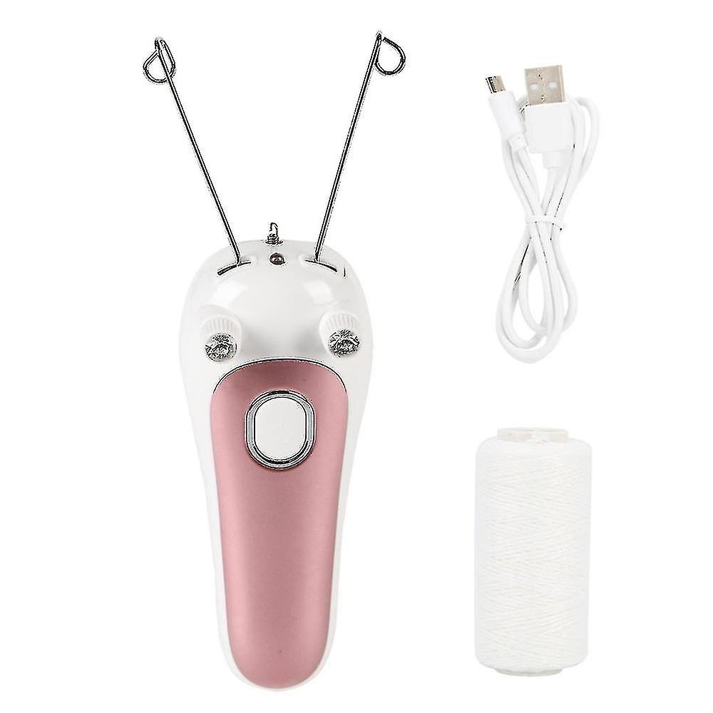 Electric threading epilator physical threader epilator for face arms legs use pink