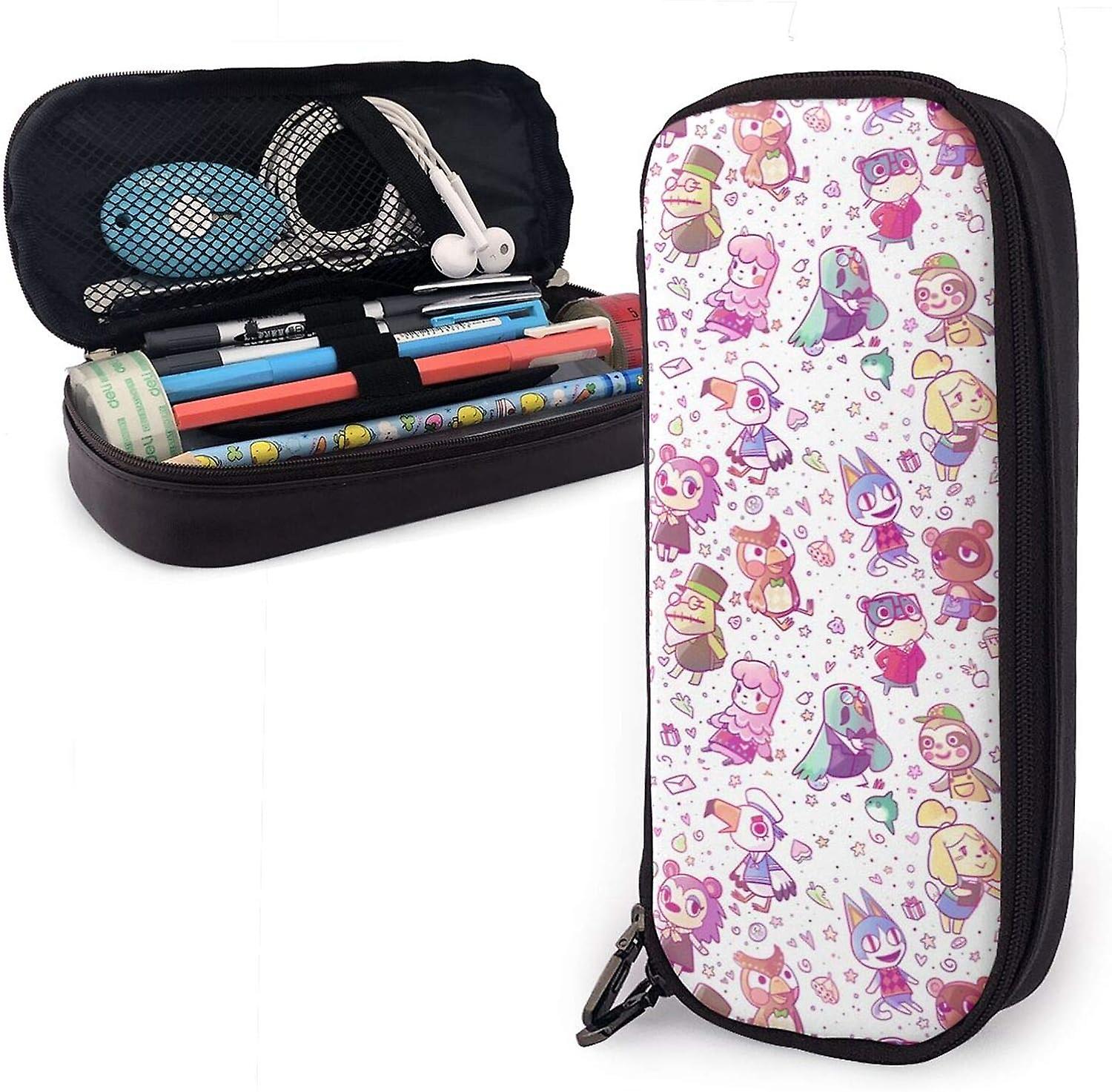 Dobmit Federmäppchen – Großes Fassungsvermögen Für Stifte & Bürobedarf, Schwarz, Robustes Polyester, 18,5x7,5x4 Cm