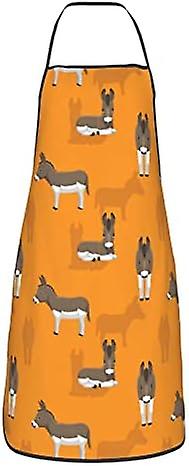 مضحك الكرتون الحمار نمط ساحة قابل للتعديل الكبار الشيف المطبخ مريلة للطبخ الخبز bd011702