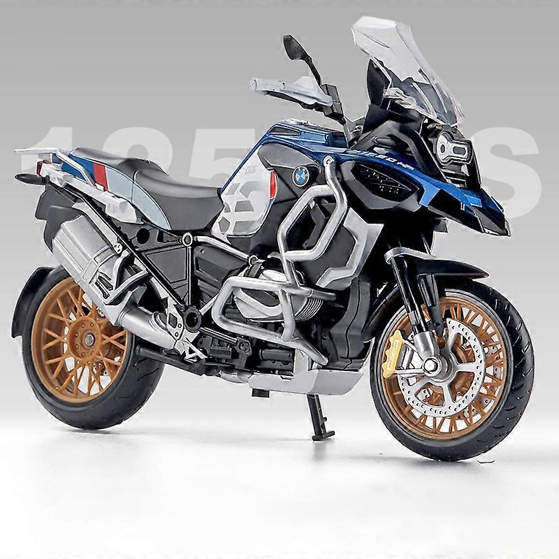 1:12 R1250GS ADV Die Cast Μοτοσικλέτα Μοντέλο Παιχνίδι Συλλογή οχημάτων Ήχος και φως εκτός δρόμου αυτοκίνητο παιχνιδιών Autocycle