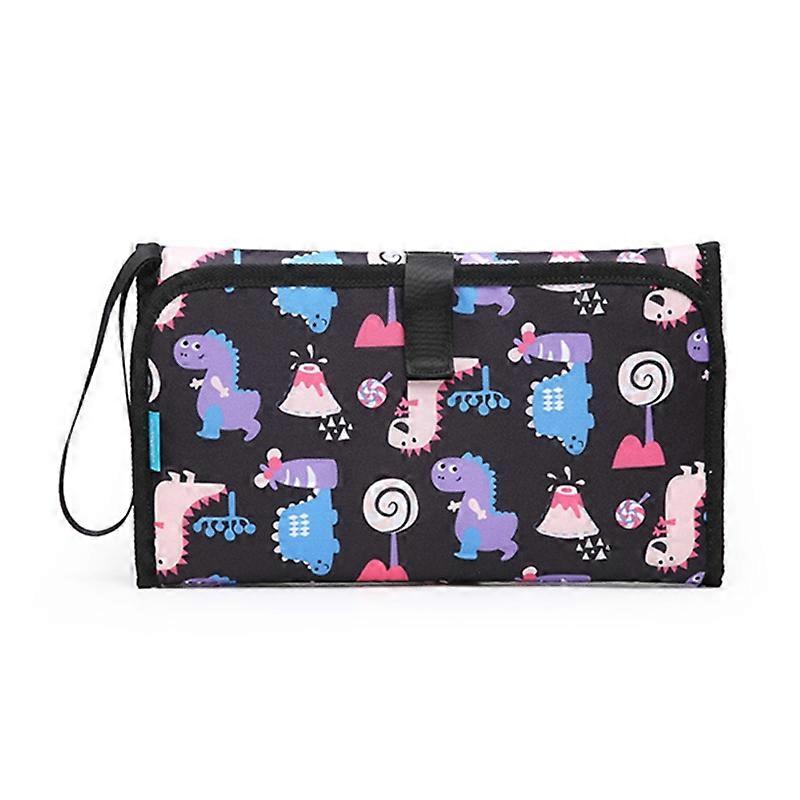 Unbrand Matelas à langer Portable Baby Diaper Changing Mat Newborn Essentials Must Haves Noir