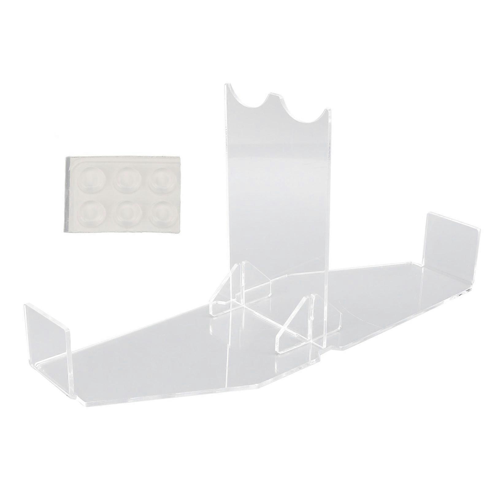 Lightsaber Display Stand Acrylic Desktop Lightsaber Display Holder Rack Wand Stand Dagger Dispaly Stand with Anti Slip Pad Transparent