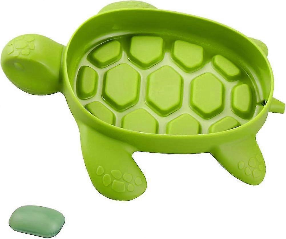 Creative Turtle Soap Dish, Jagowa Self Draining, Non-slip