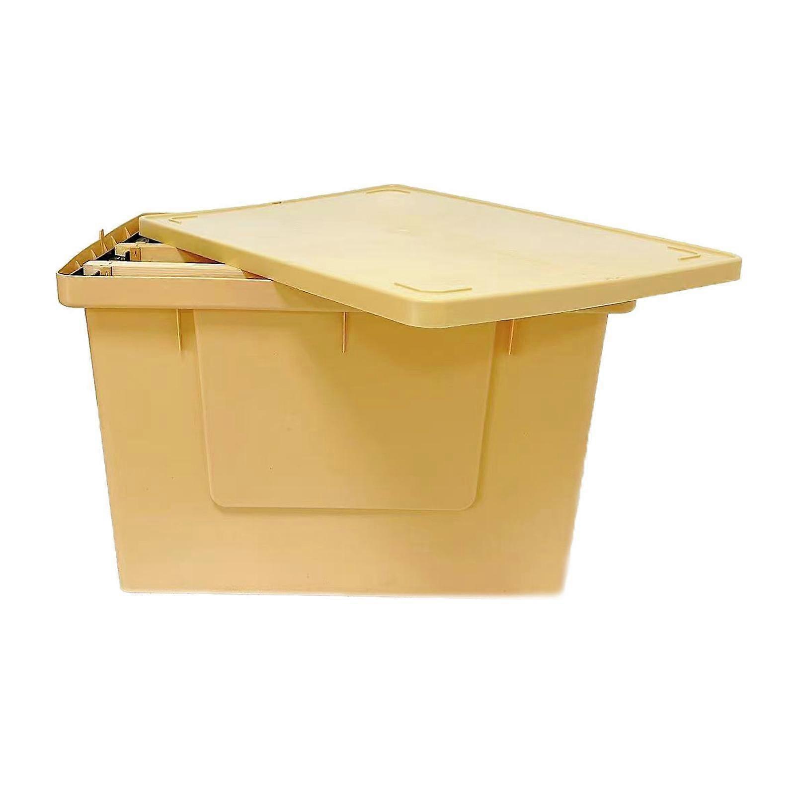 Beehive Frame Organizer Box Versatile with Black Bars Sturdy Beekeeping Tool