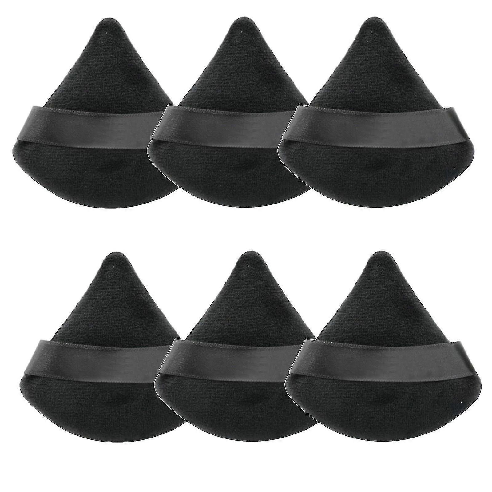 Triangular High-density Flocking Powder Puff Short Fleece Double-sided Super Soft Makeup Air Cushion