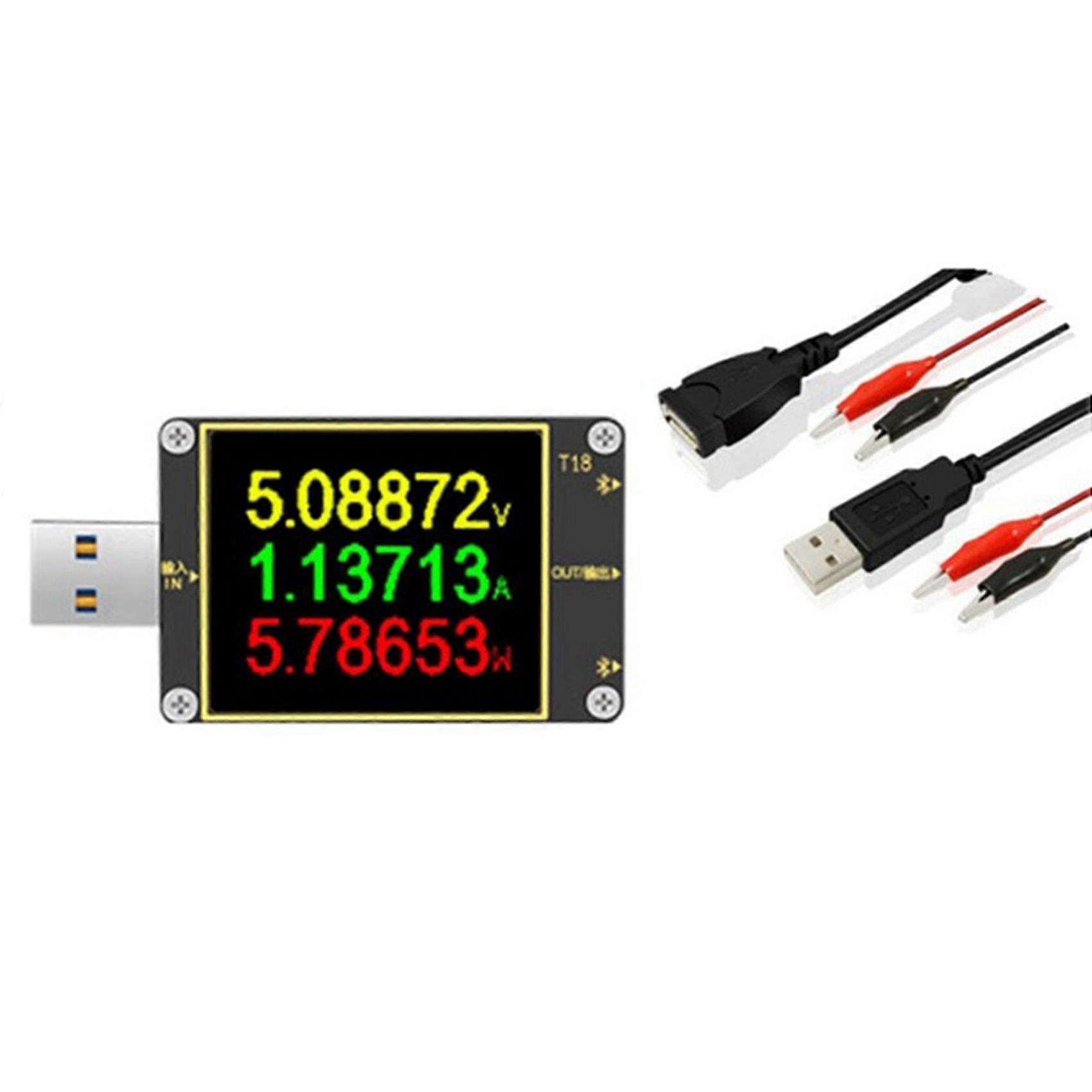18 In 1 USB Tester T18 Digital Voltmeter Amperemeter Voltimetro DC Leistung Voltmeter Strom Spannung FT