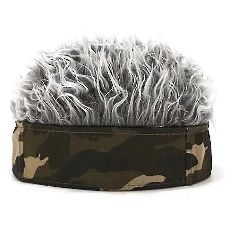 Men Short Wig Headband, Men Artificial Wig Hat