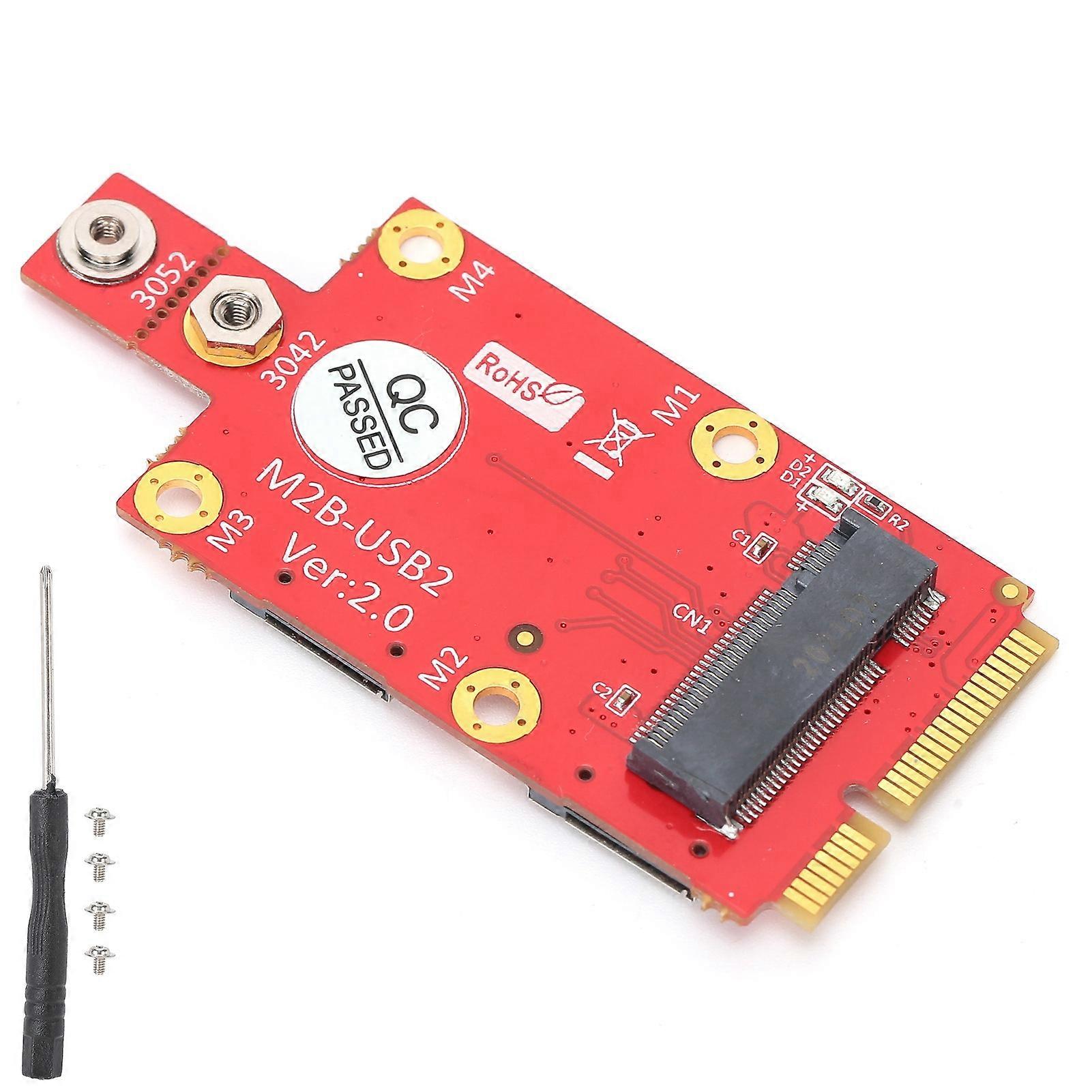 Module de conversion d’adaptateur M.2 vers Mini PCIE avec emplacement pour carte SIM Accessoires pour ordinateur portable PC