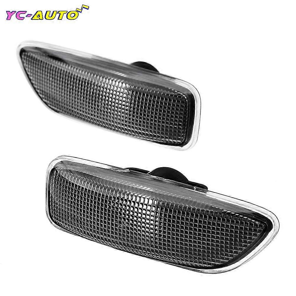 1Pair Turn signal light for Front Side Marker Light Lamp For Volvo S60 V70 S80 XC70 XC90 2001-2009 30722641 30722642 No Bulbs
