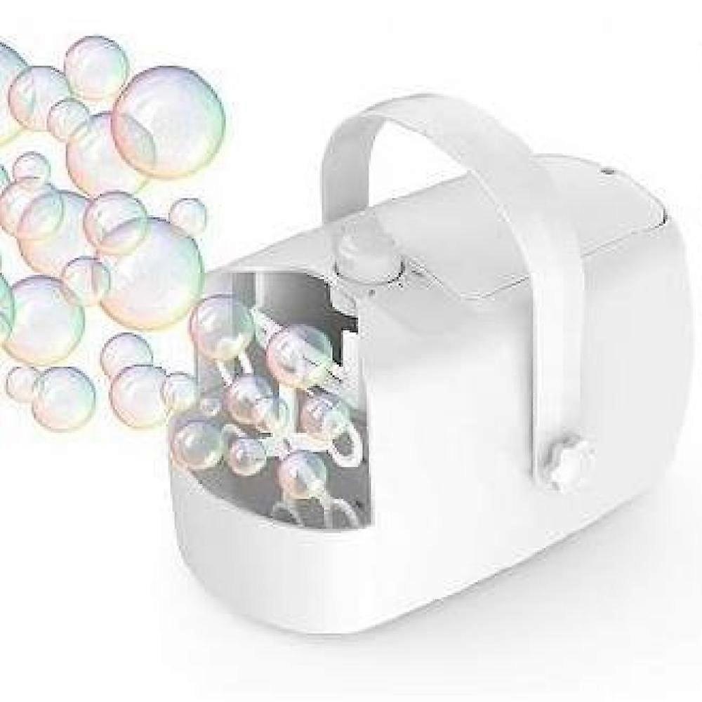 Bærbar boblemaskin - automatiske bobler - nettstrøm eller batteristrøm - for utendørs / innendørs bruk - boblestarter for mange bobler