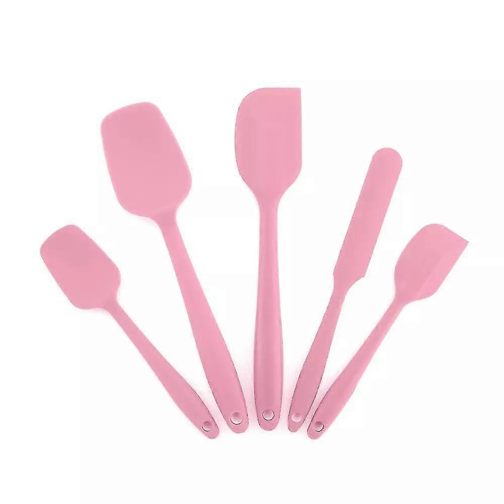 Set mit 6 hitzebeständigen Silikonschabern