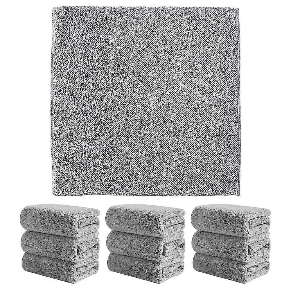 10Pcs Dishwashing Scrubber Cloth Kitchen Wiping Towel Reusable Cleaning Cloth Dish Rags