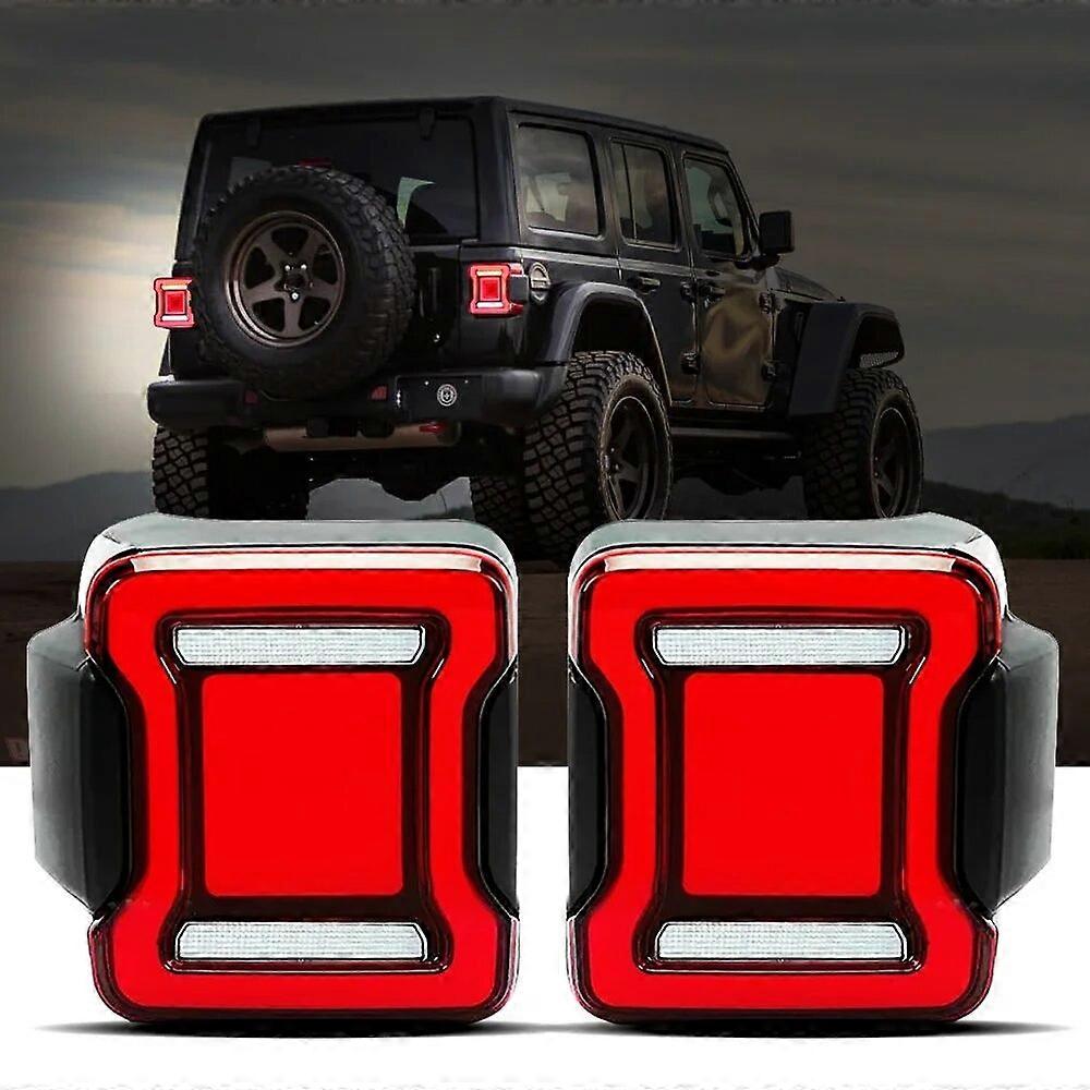 Jeep JK LED Tail Lights 4-in-1 Brake, Reverse, Parking