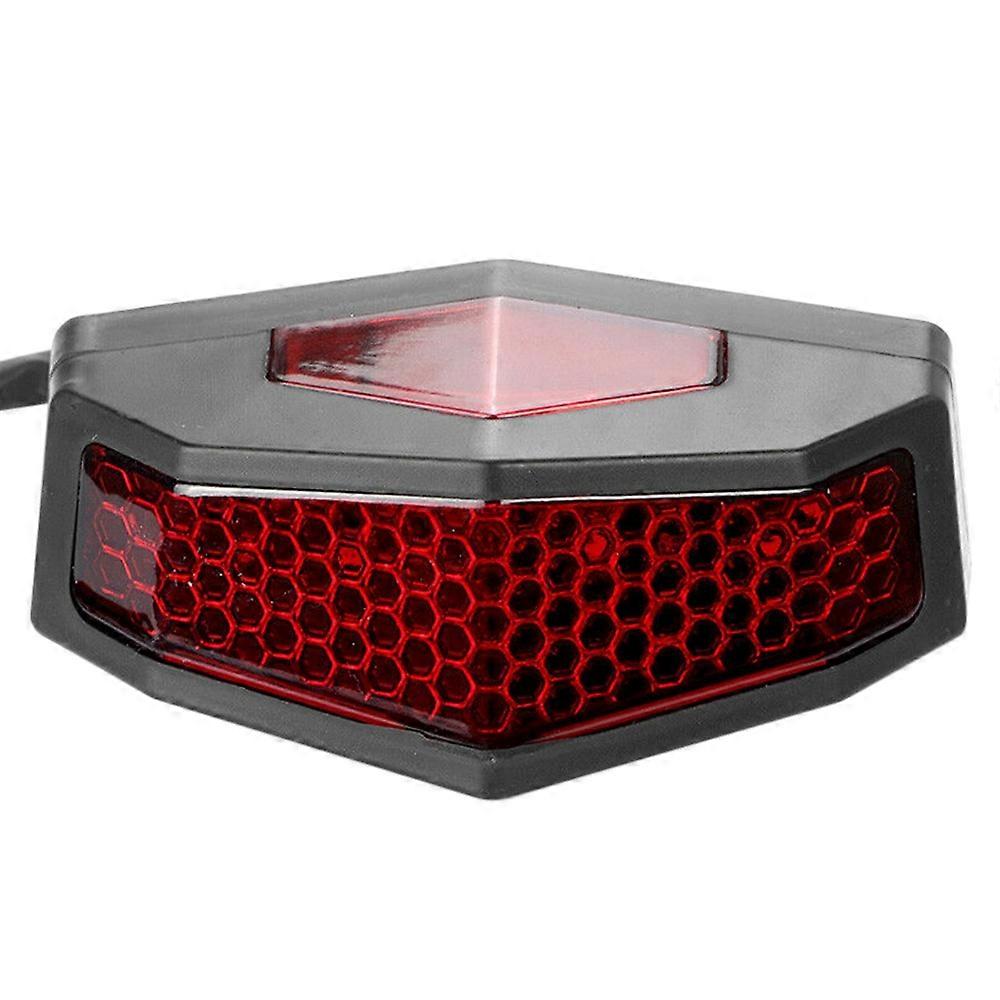 Clignotants LED 5 en 1 pour moto, feu stop arrière, feu de plaque d'immatriculation, universel, rouge