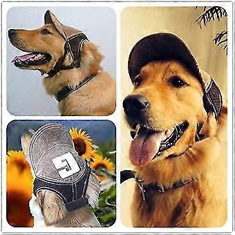 Jeanoko Chapeau De Chien Ombre Extérieure Chien Casquette De Baseball Réglable Rose Chien Chapeau De Soleil Casquette De Baseball Casquette Pour Animaux De Compagnie Avec Trou D'oreille Chiot(L