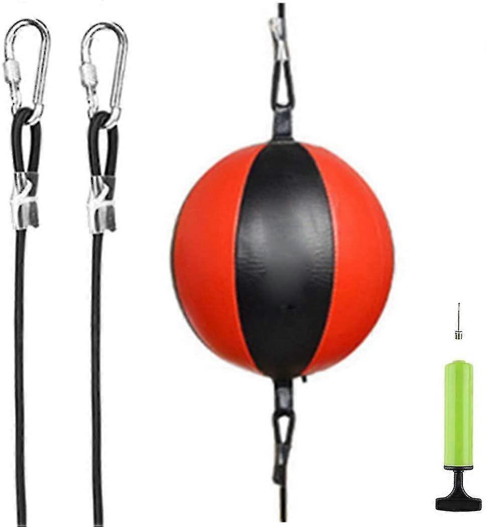 Doppelkopf Boxball Boxball Boxball Speed Ball Set Erwachsenentraining Speed Ball Set Doppelkopftasche-XinHan
