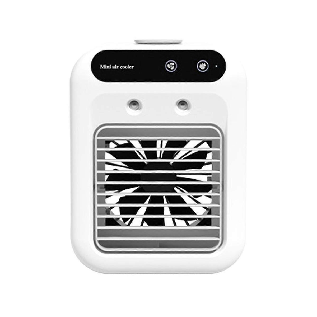 Portable Air Conditioner, Personal Mini Air Cooler, Evaporative Air Cooler Desktop Cooling Fan with Large Water Tank