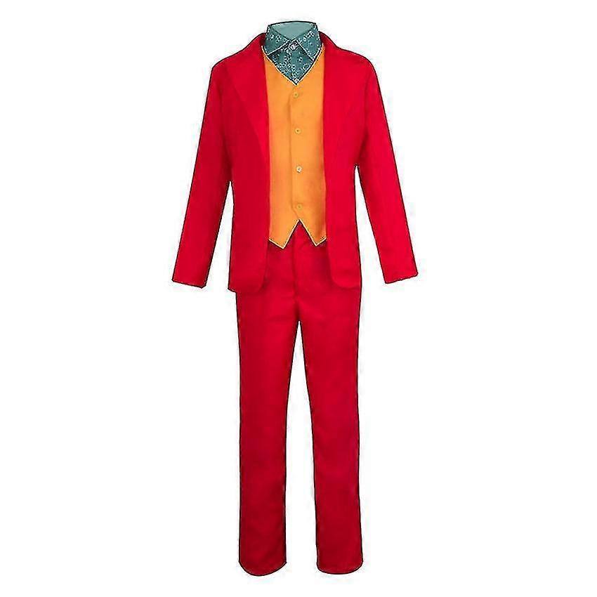 Clown Joker Costumes Suit Joaquin Phoenix Cosplay Anime Halloween Costumes For Man Adult Vest Masquerade Carnival Clothes Prop