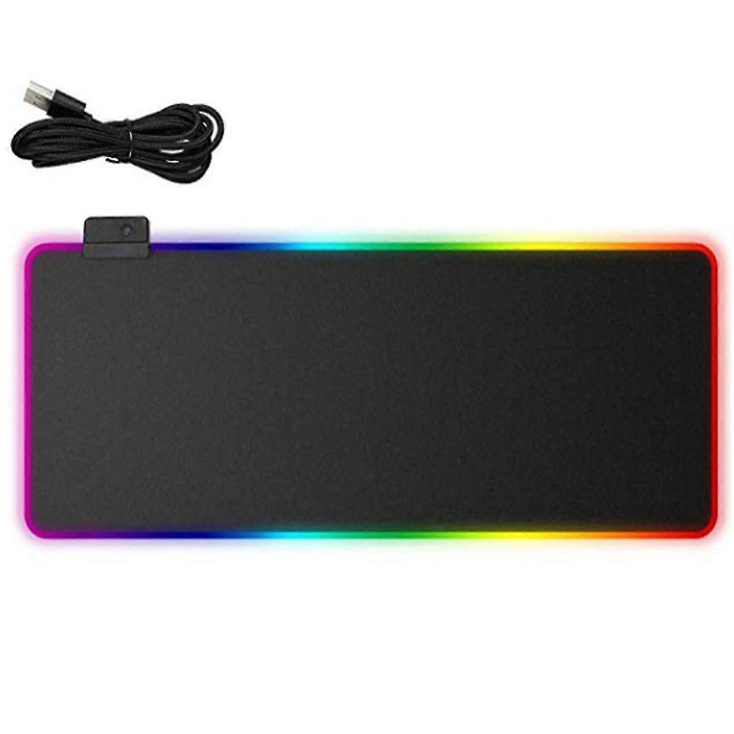 Mouse Pad gaming com tapete de teclado led de Rgb