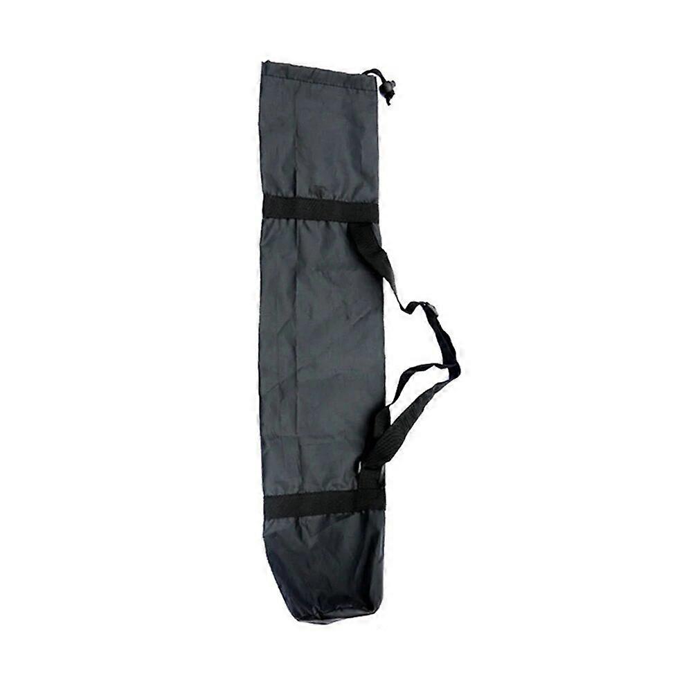Folding Chair Storage Bag for Storing Folding Chairs Hiking Poles Barbecue Grills Yoga Mats Black Nylon Camping Picnic Bag 1Pc