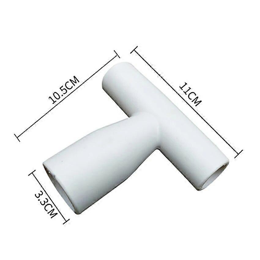 D / T-formet stål spade håndtak Svart plast spade grep håndtak erstatning snøspade topp håndtak hage graving raking verktøy