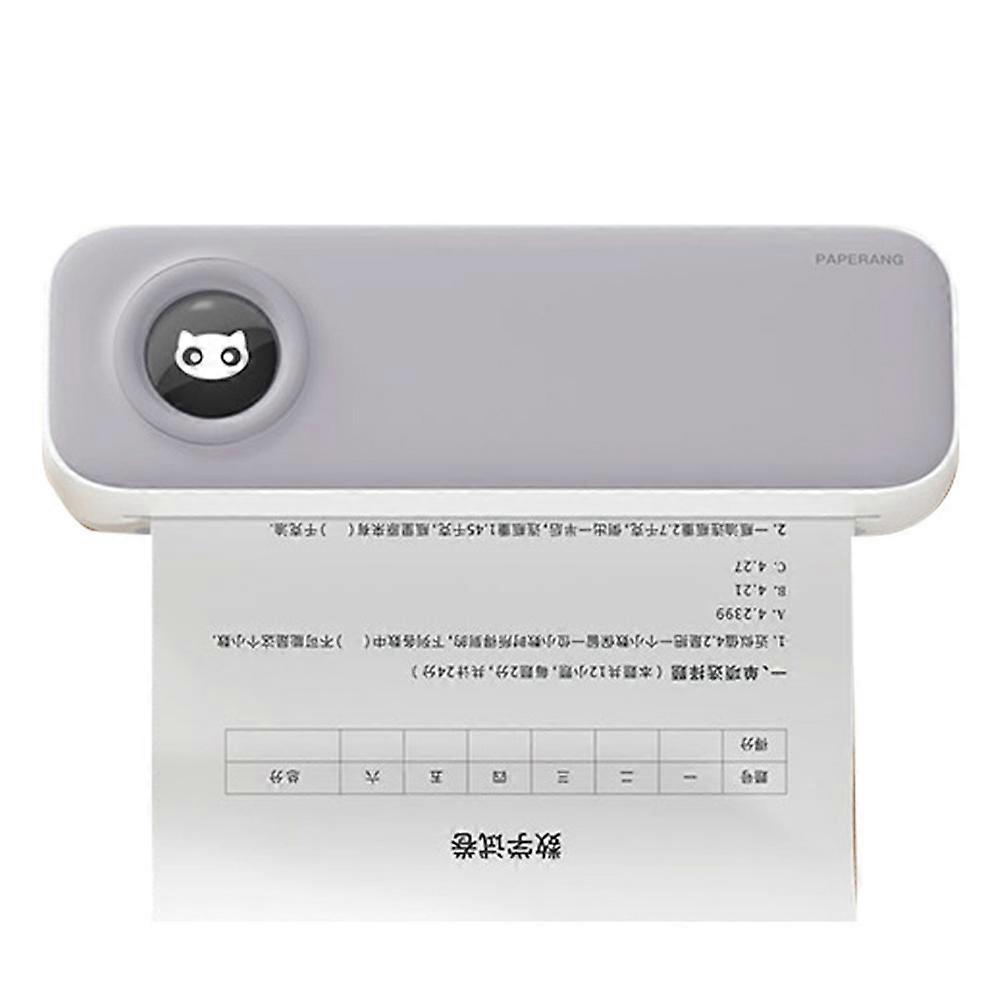 Small Wireless HD A4 Printer Lightweight Mobile Printing Device for Office Homework