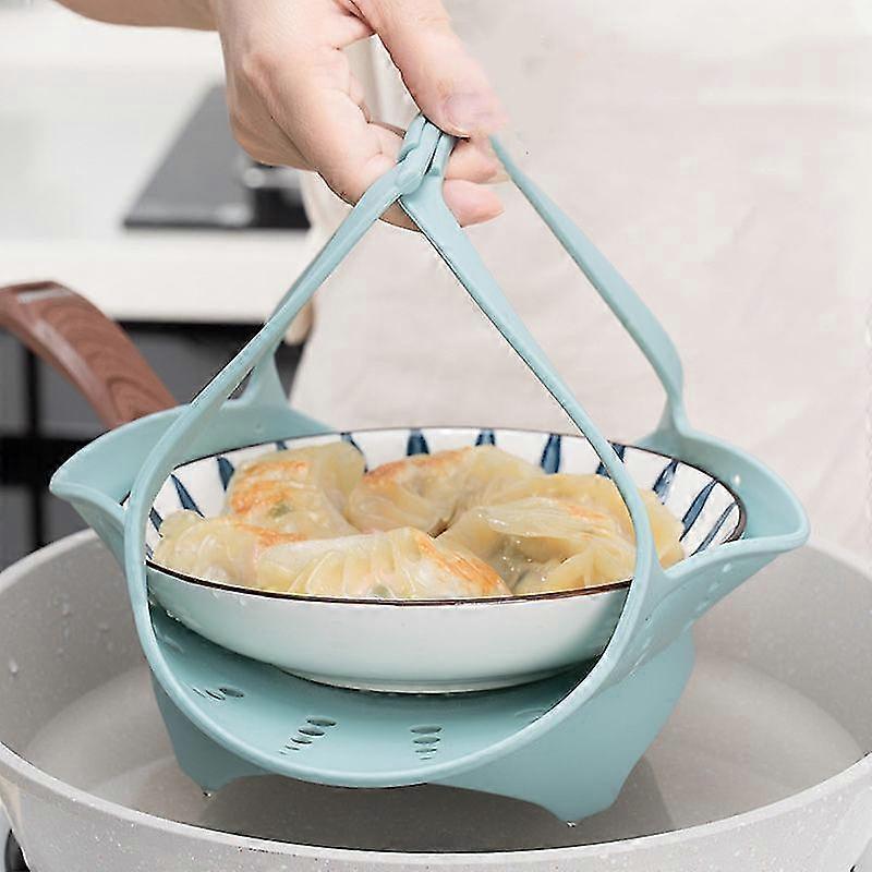 Food Grade Silica Gel Retractable Folding Steamer Steamer Basket Fruit Tray Silica Gel Steamer Tray Size Steamer Frame Steamer