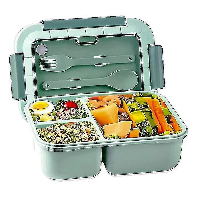 Bento Boxes For Adults - Lunch Box With Spoon & Fork - Durable (b) Hy