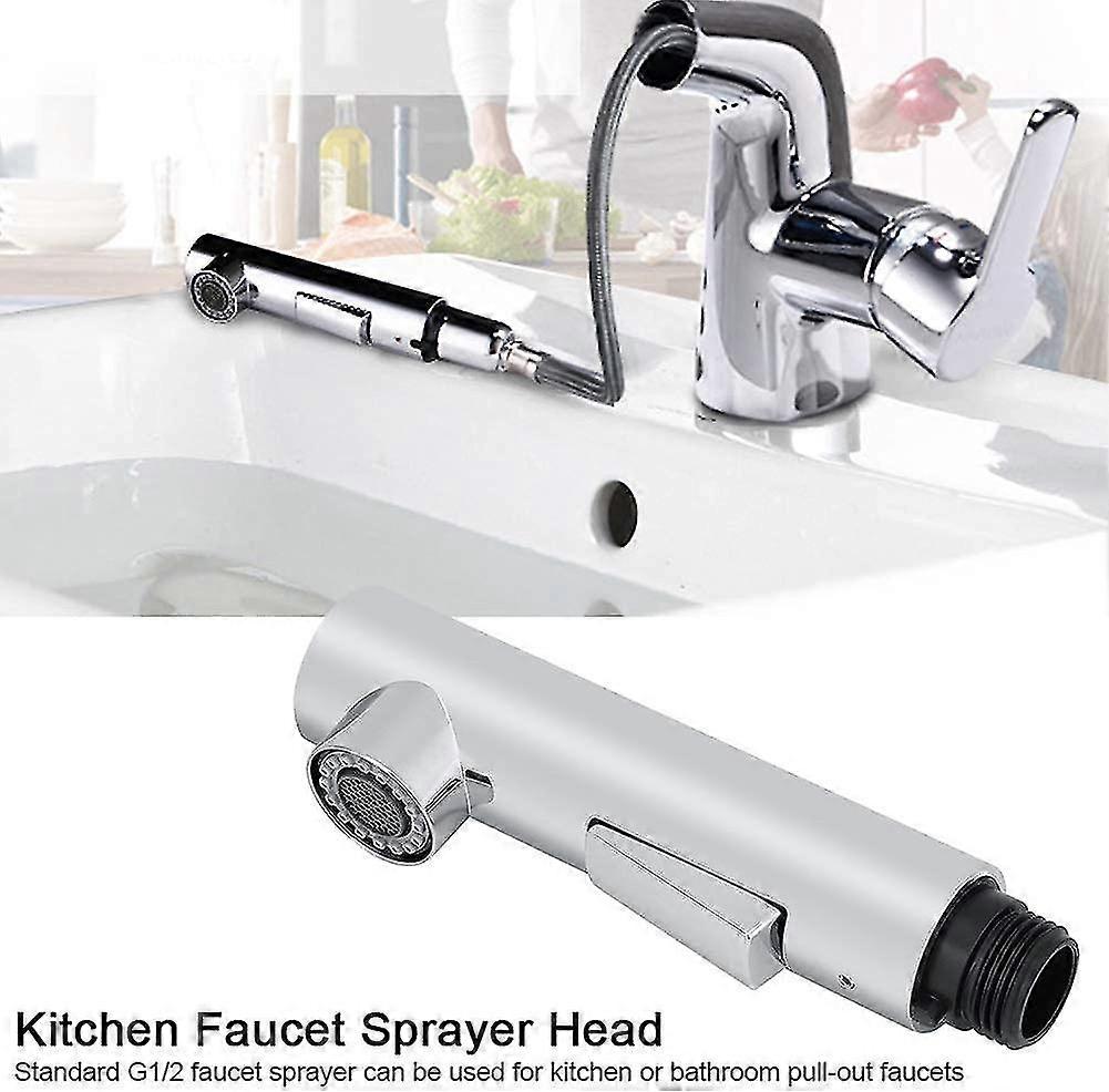 2023 - Faucet With Pull-out Spray, Spare Accessory, 2 Spray Settings, For Kitchen Sink