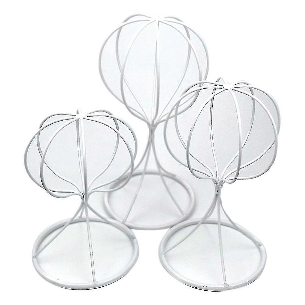 Hat Holder Hat Model Stand Tabletop Wig Cap Bonnet Display Stand Rack White