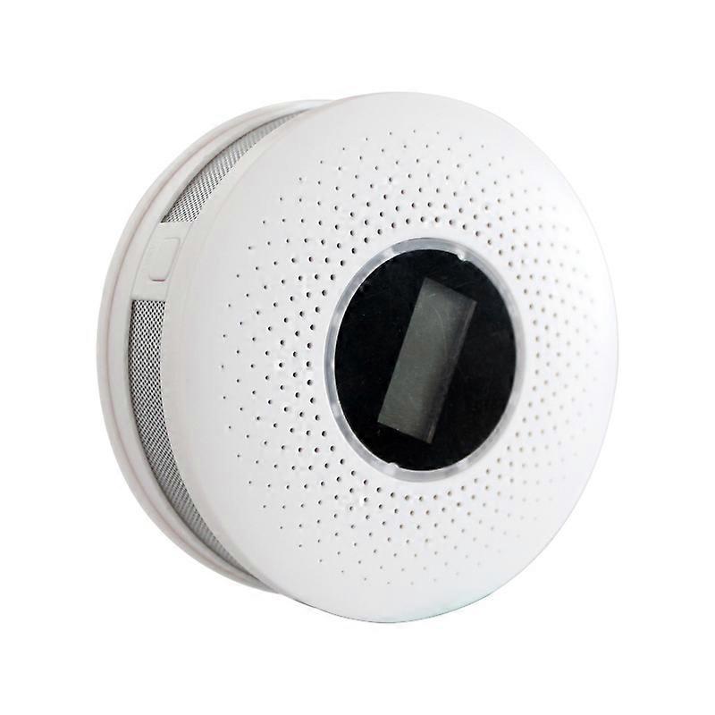 Combination Smoke Carbon Monoxide Alarm Detector with Large LCD Display