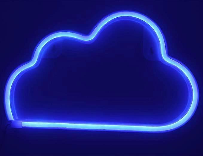 1pc Blue Cloud Neon Light Led
