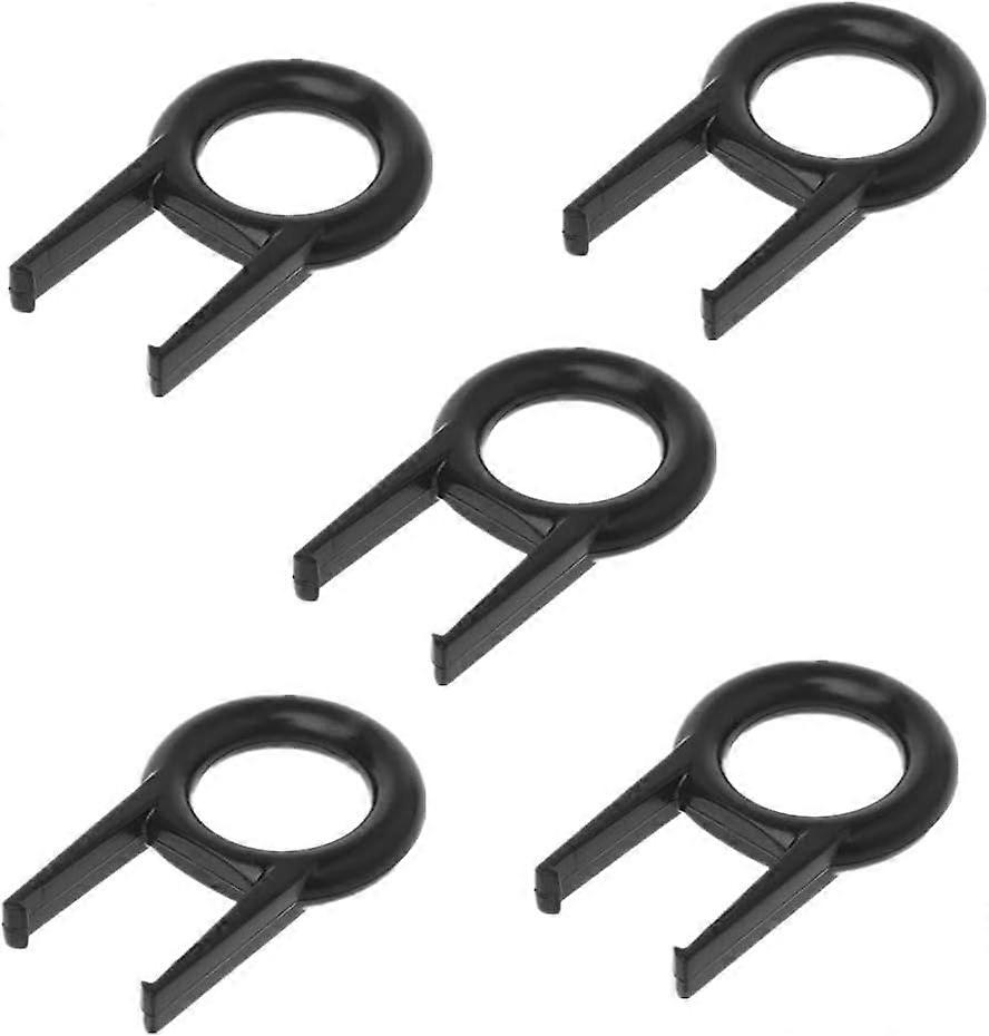 5Pack Black Color Rounded Key Puller Keycap Puller/Key Cap Remover Tool for Mechanical Keyboard