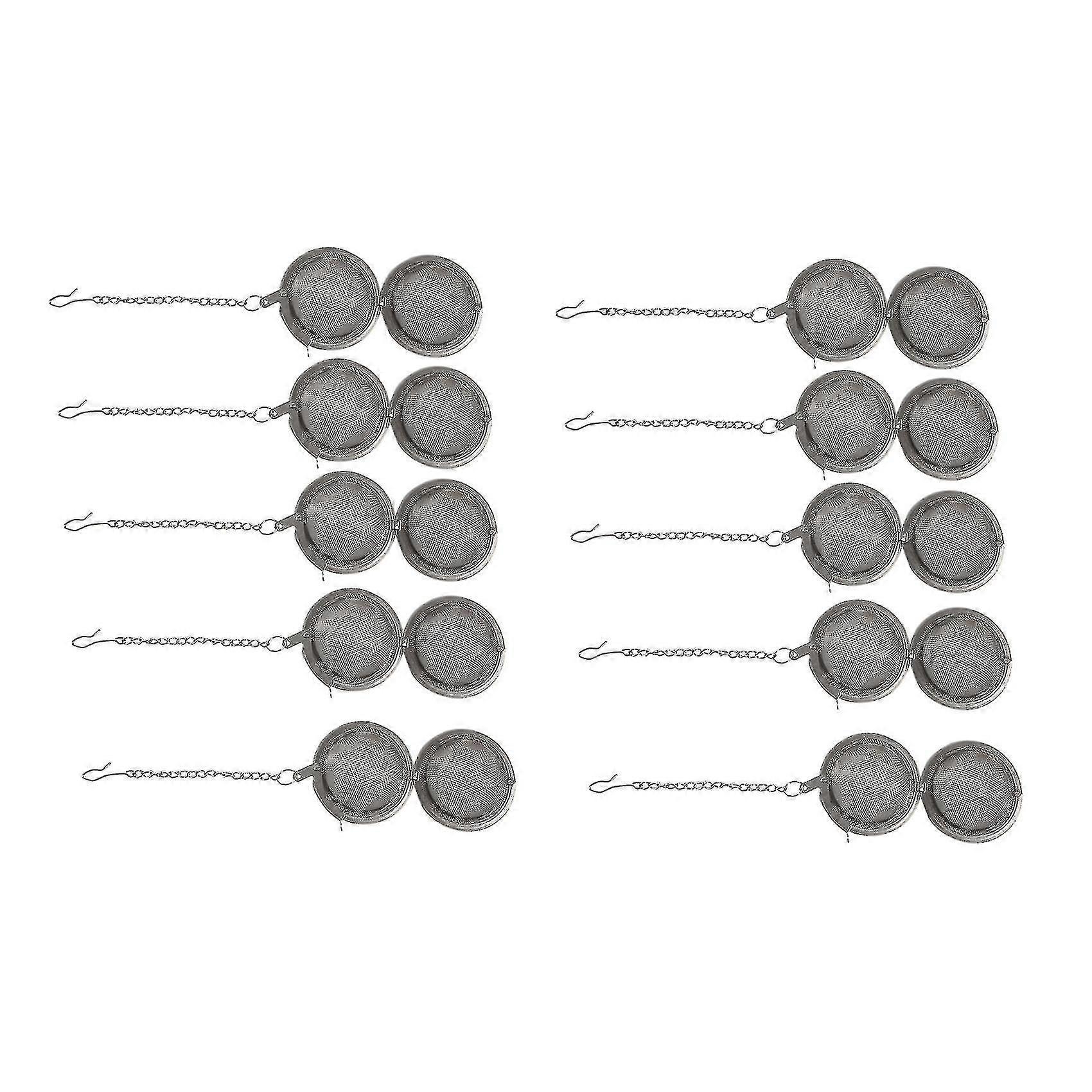 6 Piece Mesh Tea Ball 2 Inch Tea Infuser Strainers Compatible With Tea