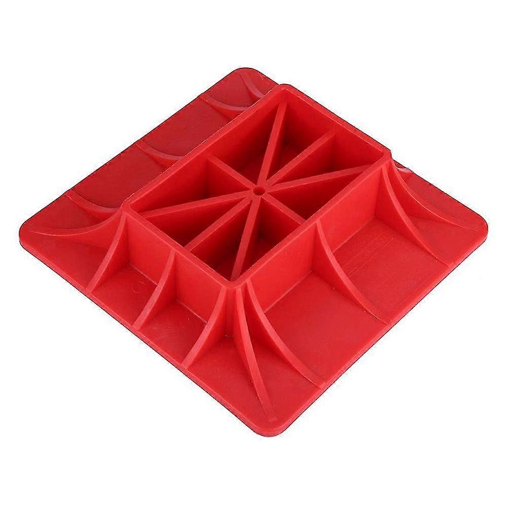 Red Modified Reinforced Jack Off-road Base Lifting Jack Surface Pad To Alleviate Jack Hoisting Sink